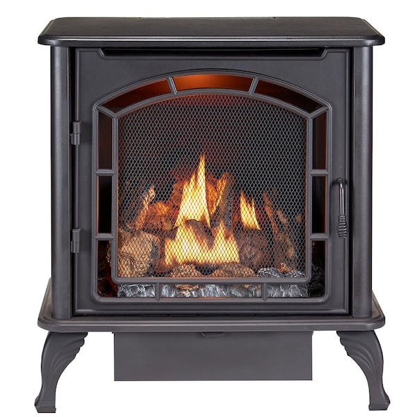 Duluth Forge Dual Fuel Ventless Gas Stove - 23,000 Btu, T-Stat Control - Model# - DF25SMS
