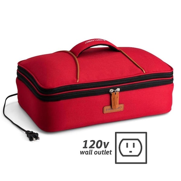 Hotlogic HotLogic 16801170-RD Portable Casserole Expandable Max Oven XP; Red - 16801170-RD
