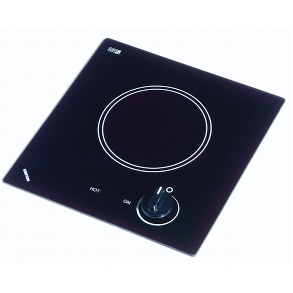 Kenyon Kenyon B41696 Caribbean Series Single Burner Cooktop- black with analog control- 6 .50 inch 208V UL - B41696