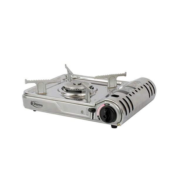 Sterno 3.63 x 10.5 x 12.75 in. Butane Stove, Silver - ST8501