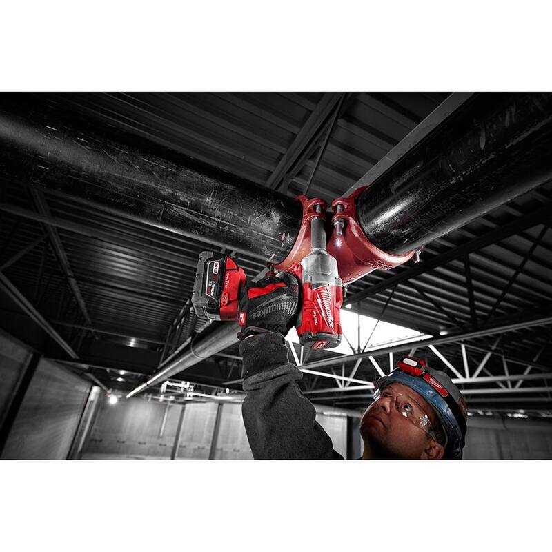 Llave de impacto inalámbrica sin escobillas Milwaukee M18 FUEL ONE-KEY de 18V con anillo de fricción y protector - 2863-20-49-16-2767.
