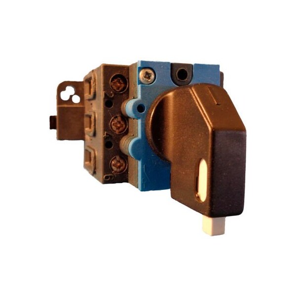 Controles Springer Co Springer Controls/MERZ, 63A, 3 polos, interruptor de desconexión, negro/gris, montaje en riel DIN, bloqueo - ML2-063-PB2