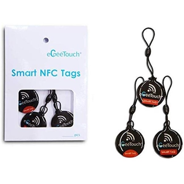 Egeetouch Smart NFC Fobs, Pack of 3 - 5-ACS-200013