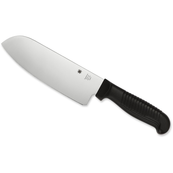 Spyderco 2024 Spyderco Kitchen Classics, Santoku, Lightweight Black - SPY-K08PBK