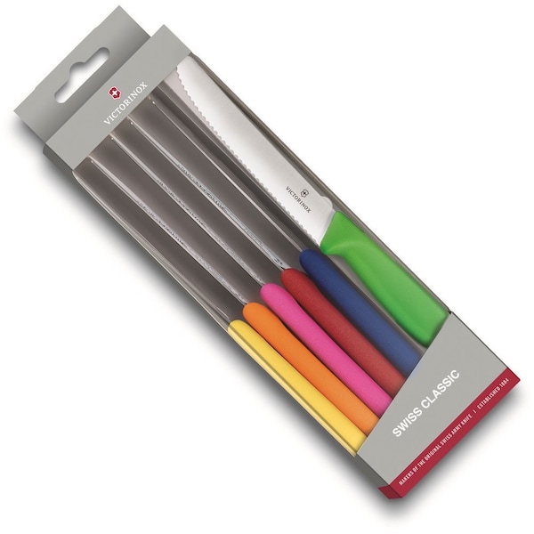 Swiss Army Brands 2024 Victorinox Kitchen Swiss Classic 6 Piece Utility Knife Set - VIC-6.7839.6G
