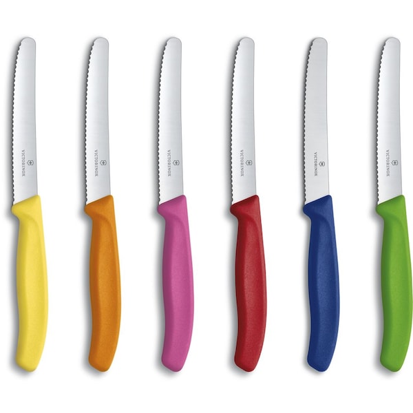 Swiss Army Brands 2024 Victorinox Kitchen Swiss Classic 6 Piece Utility Knife Set - VIC-6.7839.6G