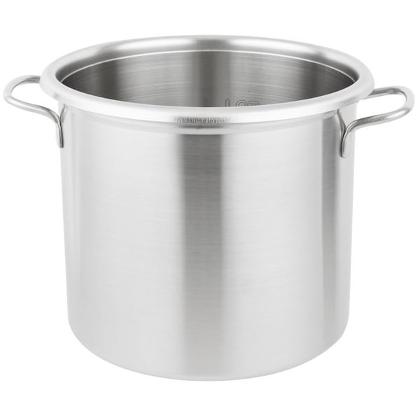 Vollrath Co Vollrath® Tri-Ply Stainless Steel Stock Pot, 77580, 12 Quart Capacity, 9-1/2" Depth - 77580