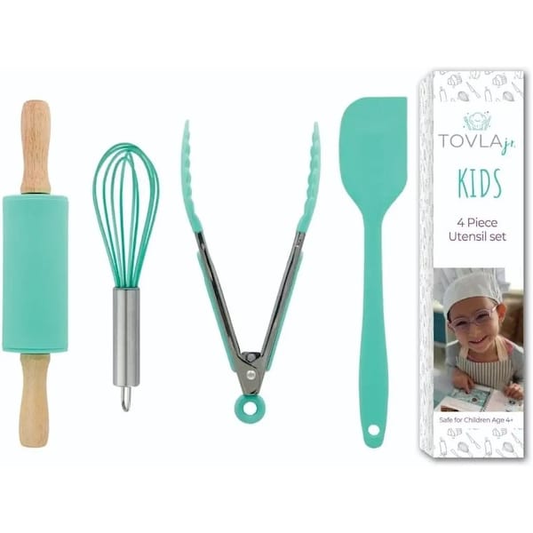 Tovla Jr. Kids Cooking Utensils Set, 4 Pieces - KN-VMI0-IRGB