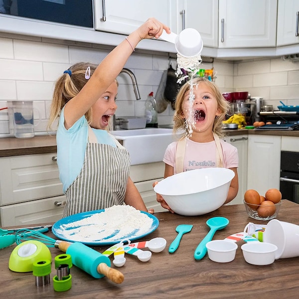 Tovla Jr. Kids Cooking Utensils Set, 4 Pieces - KN-VMI0-IRGB