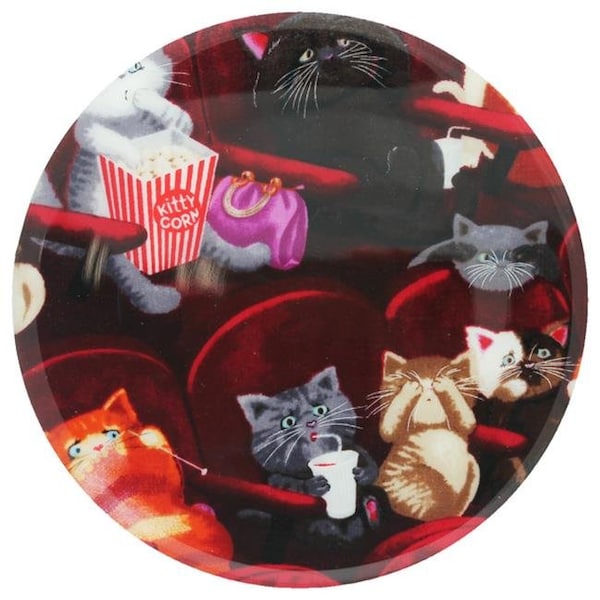 Andreas Andreas TRT-259 10 in. Theater Cat Round Trivet; Pack of 3 - TRT-259