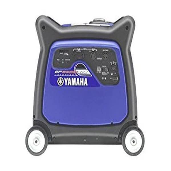Yamaha Portable and Inverter Generator, Gasoline, 5,500 W Rated, Electric Start, 120/240V AC, 45.8/22.9 A - YAMEF6300ISDE
