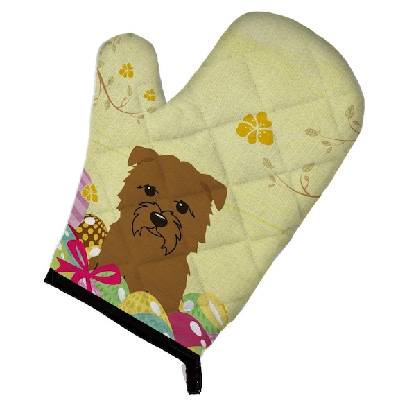 Carolines Treasures Easter Eggs Glen of Imal Tan Oven Mitt - BB6060OVMT