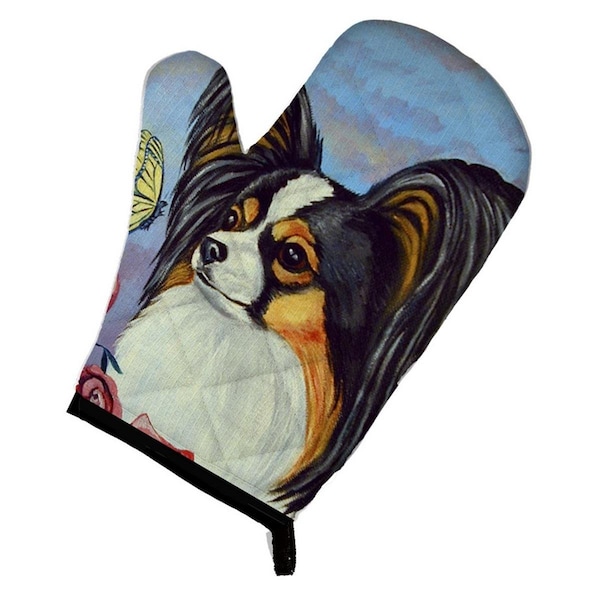 Carolines Treasures Papillon Yellow Butterfly Oven Mitt - 7036OVMT