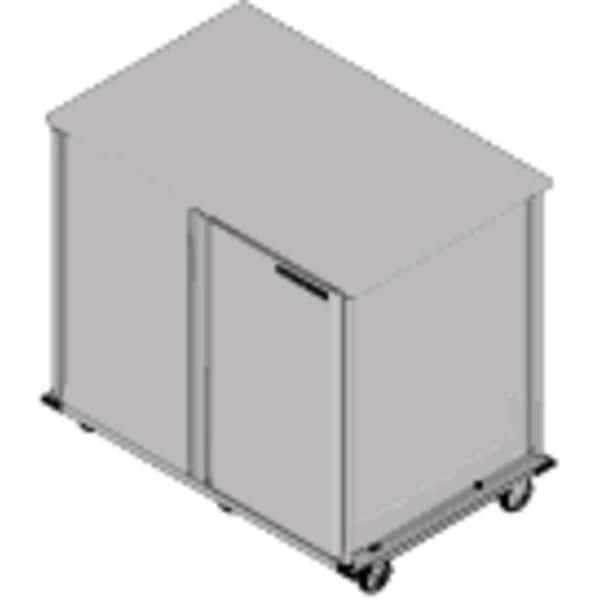 Dinex Food Tray Cart, 2Doors, Pass-Thru, 24 Trays - DXPTQ2T2DPT24