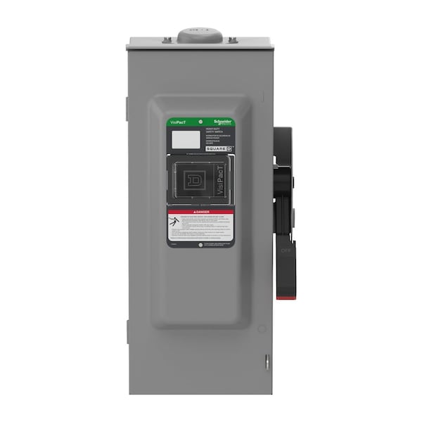 Interruptor de seguridad con fusible Schneider Electric, 600V AC/DC, 3 polos - VH363NRB