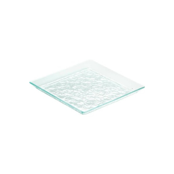 Cal Mil Plastics Cal-Mil Glacier Diamond Platter 11"W x 11"D x 1"H - GL252-43