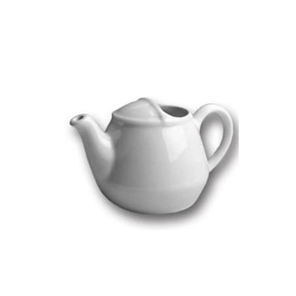 Hall China 16 oz White London Teapot, PK12 - 820AWHA