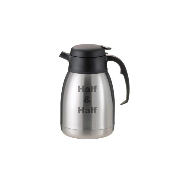 Service Ideas 1 1/2 L SteelVac™ Half & Half Creamer - FVPC15HALFET