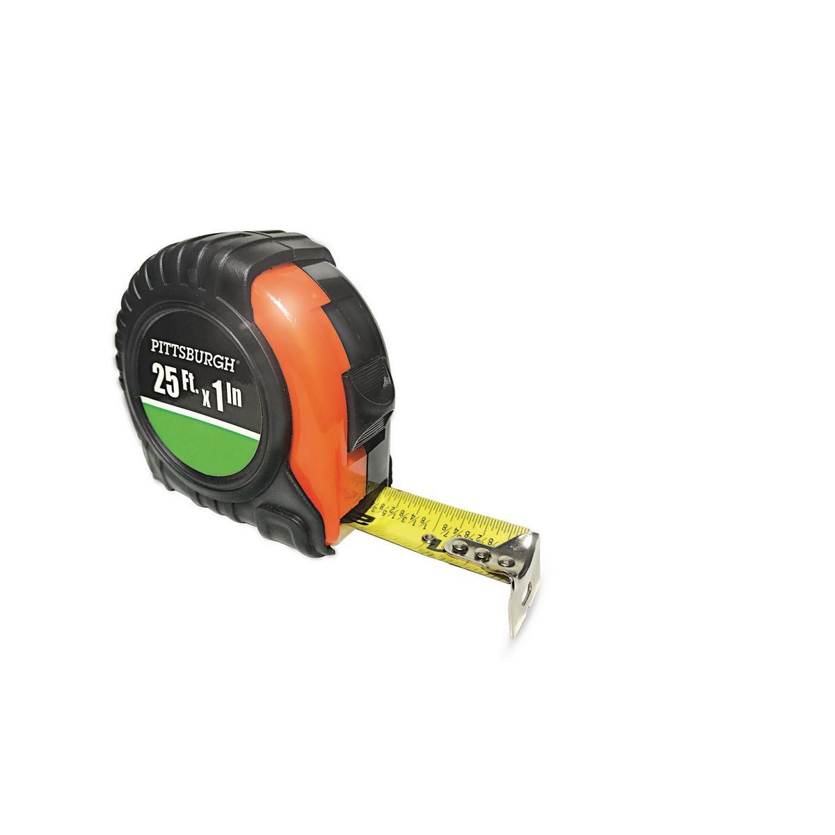 Cinta métrica QuikFind de 25 pies x 1 pulgada con carcasa de ABS - 69030 de Pittsburgh