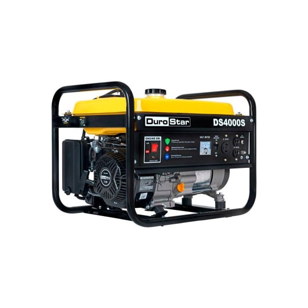 Imperial Industrial Supply Portable Generator, Gasoline, 3,300 W Rated, 4,000 W Surge, Electric, Recoil Start, 120V AC/12V DC - DS4000S