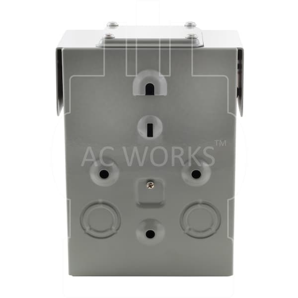 Ac Works 50A Emergency Power Kit with SS2-50 Inlet Box and 20ft Cord - EP1450KIT-020