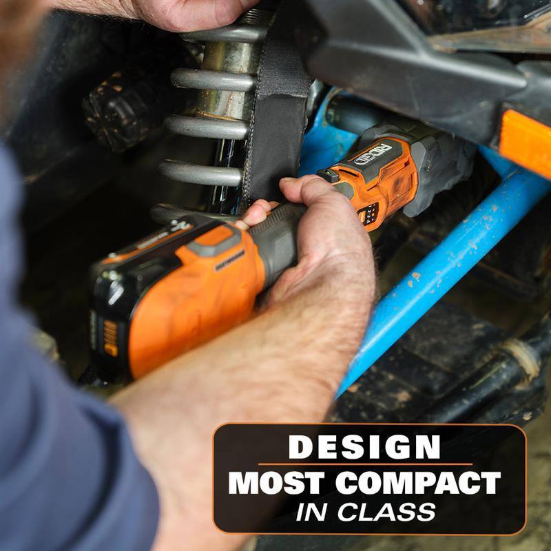 Llave de impacto angular derecha RIDGID 18V SubCompact Brushless de 1/2 pulgadas (herramienta solamente) - R8721B