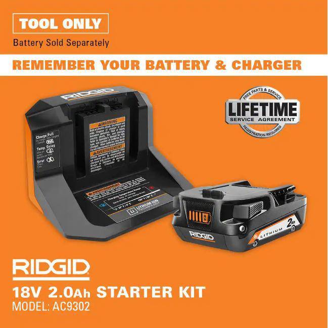Llave de impacto angular derecha RIDGID 18V SubCompact Brushless de 1/2 pulgadas (herramienta solamente) - R8721B