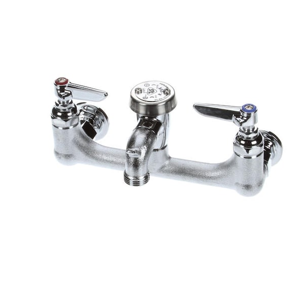 T&S Brass Wall Mount Service Sink Faucet - B-0674-RGH