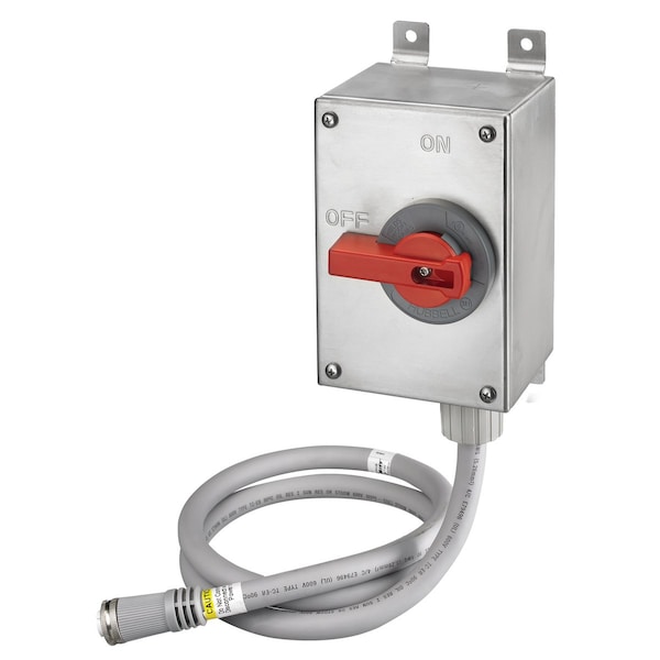 Interruptores de desconexión cerrados de Hubbell Wiring Device-Kellems HBLDS3SSMQR - HBLDS3SSMQR.
