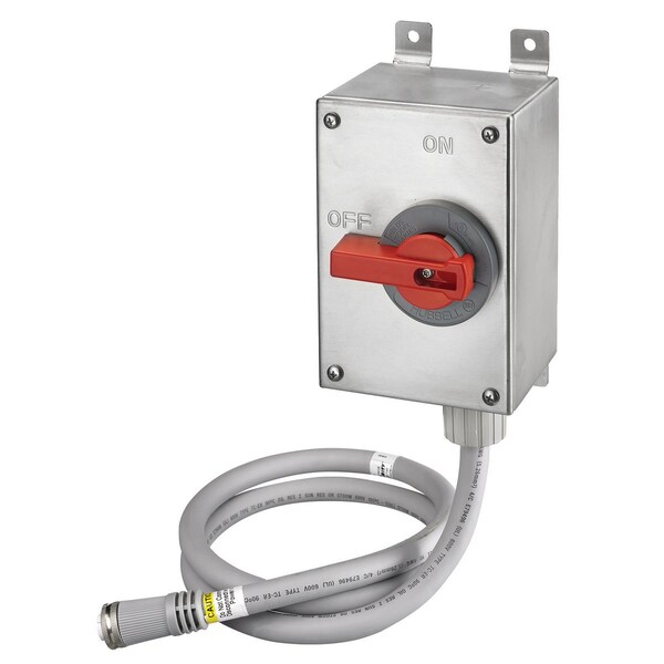 Interruptores de desconexión cerrados Hubbell Wiring Device-Kellems HBLDS3SSMQ5 - HBLDS3SSMQ5