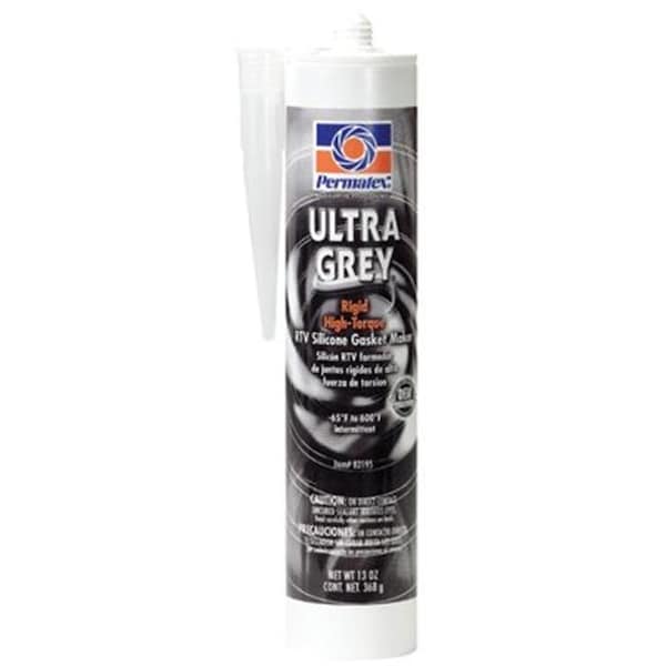 Permatex Permatex 230-82195 #599 Ultra Grey Rigid Ass.Gasket Maker 13 Oz - 230-82195