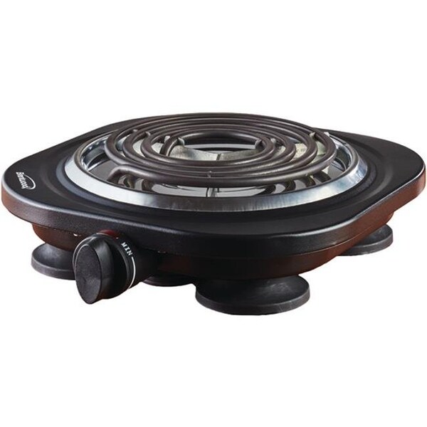 Cookhouse Electric 1000 watt Single Burner; Black - CO16241
