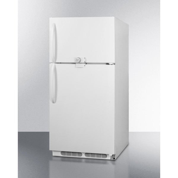 Summit Appliance Div. Summit-20.5 Cu. Ft. Refrigerator-Freezer, Lock, Frost-Free - CTR21LLF2