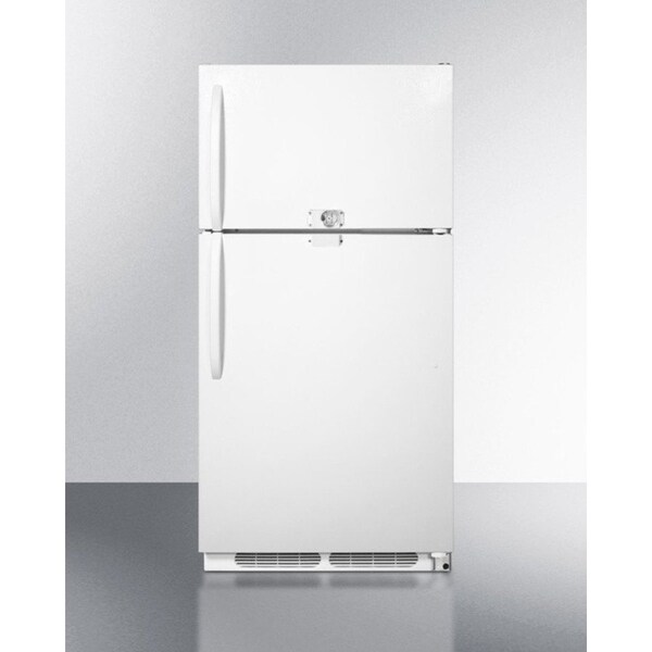 Summit Appliance Div. Summit-20.5 Cu. Ft. Refrigerator-Freezer, Lock, Frost-Free - CTR21LLF2