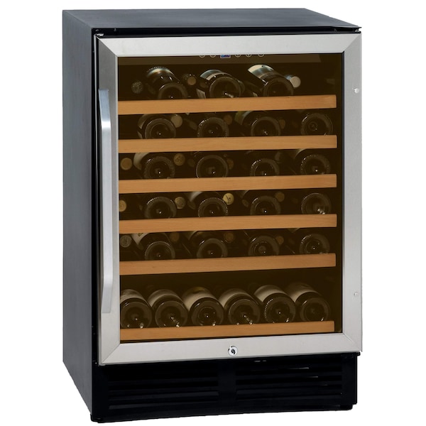 Avanti Avanti 50 Bottle Wine Cooler, Stainless Steel with Black Cabinet - WCR506SS