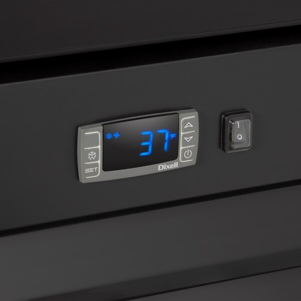 Maxx Cold Refrigerator 12 cu.ft., Single Door, Comm. Merchandiser, Black/Glass - MXM1-16RB