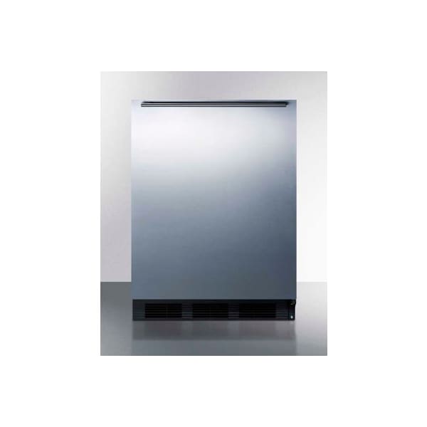 Summit Appliance Div. Summit-ADA Compliant Freestanding Refrigerator-Freezer, 5.1 Cu. Ft., 24" Wide - CT663BKSSHHADA