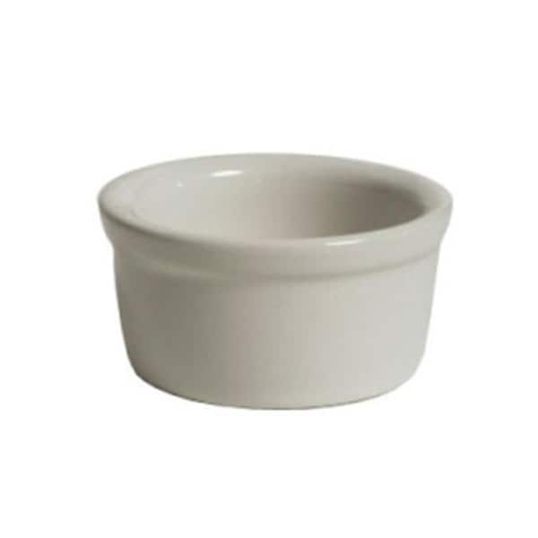 Tuxton China 3 in. Ramekin 2.5 oz. - White - 4 Dozen - BWX-025