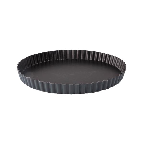 Matfer Bourgeat 9 1/2 in Fluted Exopan Tart Pan with Removable Bottom - 332225
