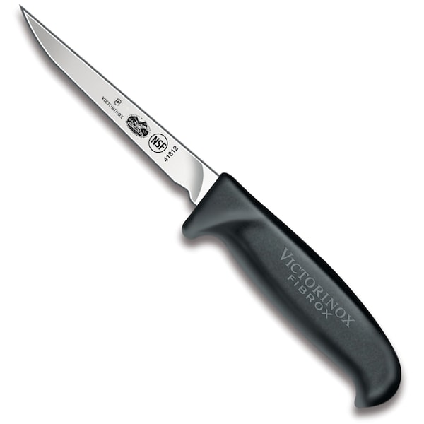Swiss Army Brands Victorinox 41812 Kitchen Fibrox Pro Black Poultry - Small Handle, 40.5In Boning Blade - VIC-5.5903.11