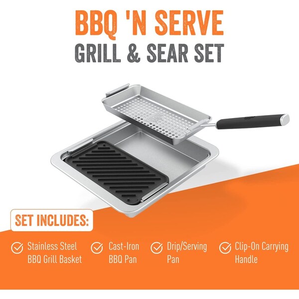 Yukon Glory 2/3 sized Cast Iron & Stainless Steel Combo - YG-666b