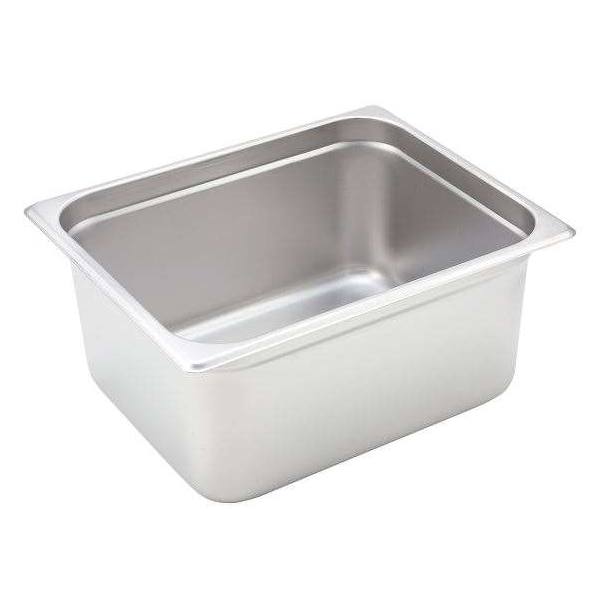 Winco Winco Half Size 6" 25 Ga Anti-Jam Stainless Steel Steam Pan - SPJP-206