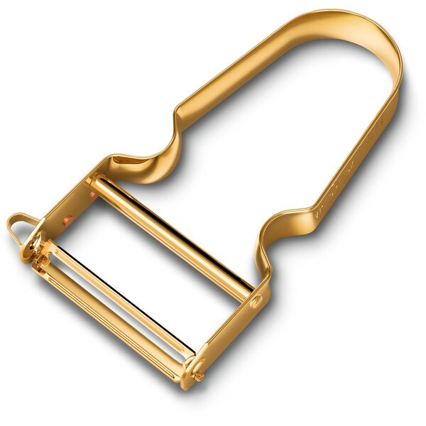 Swiss Army Brands 2024 Victorinox Kitchen Peeler Rex, Gold Plated Gold Plated - VIC-6.0900.88