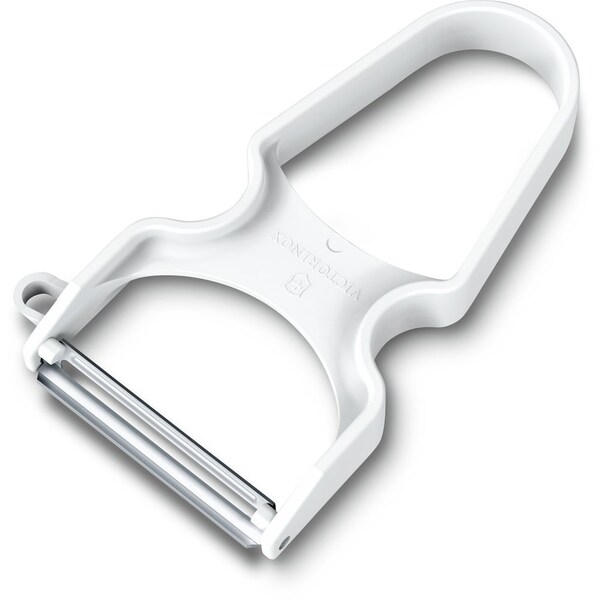 Swiss Army Brands 2023N Victorinox Kitchen Peeler, Rapid Straight Edge White - VIC-6.0930