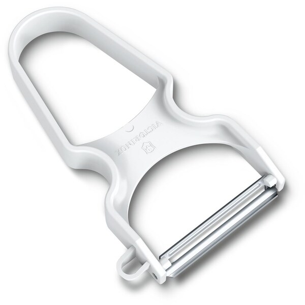 Swiss Army Brands 2023N Victorinox Kitchen Peeler, Rapid Straight Edge White - VIC-6.0930