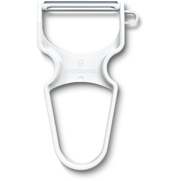 Swiss Army Brands 2023N Victorinox Kitchen Peeler, Rapid Straight Edge White - VIC-6.0930