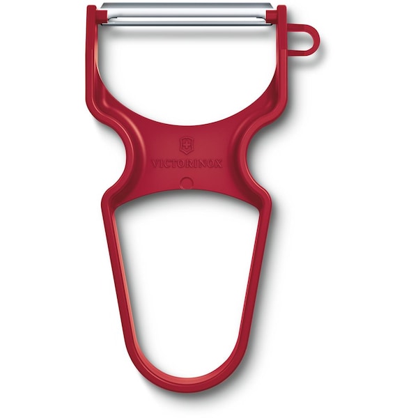 Swiss Army Brands 2024 Victorinox Kitchen Peeler, Rapid Straight Edge Red - VIC-6.0930.1