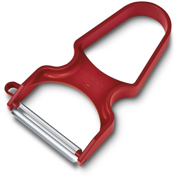 Swiss Army Brands 2024 Victorinox Kitchen Peeler, Rapid Straight Edge Red - VIC-6.0930.1