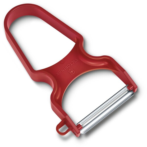 Swiss Army Brands 2024 Victorinox Kitchen Peeler, Rapid Straight Edge Red - VIC-6.0930.1