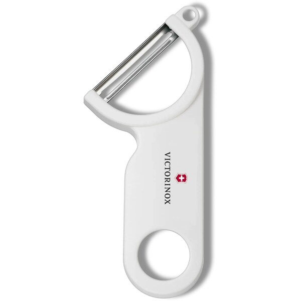 Swiss Army Brands 2024N Victorinox Kitchen Peeler, White, Carded - VIC-7.6073.7
